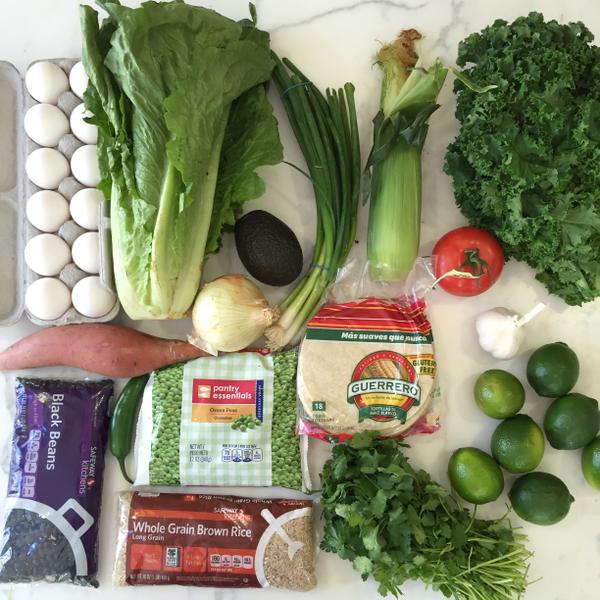 Paltrow shared a picture of the groceries she purchased with the $29
