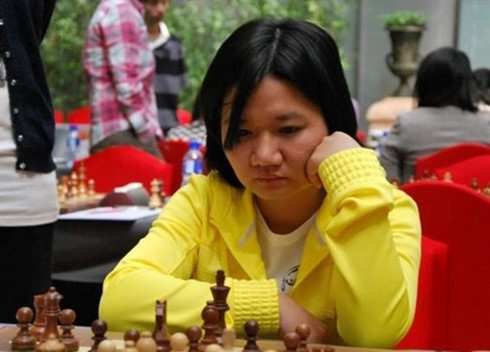 Chess champion Hoang Thi Bao Tram