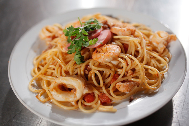 
Seafood spaghetti
