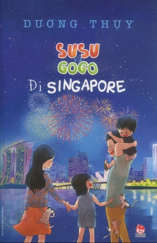 
The cover of Susu Và Gogo Đi Singapore (Susu and Gogo in Singapore), one of three books of the collection Susu Và Gogo Bước Ra Thế Giới (Susu and Gogo Reach the World), by female author Dương Thụy. It is aimed at children aged 6 to 13. - Photo fahasa.com
