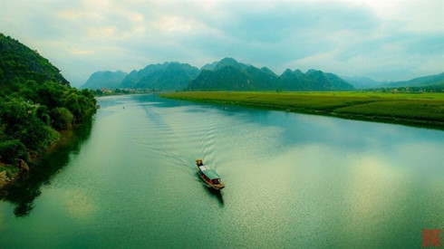 Quang Binh landscape in Kong Skull Island (Photo: dailymagazine.net)