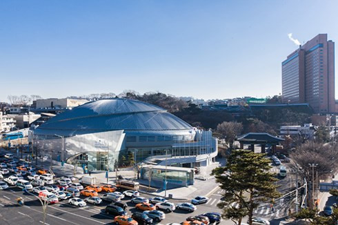 Jangchung Gymnasium in the Republic of Korea