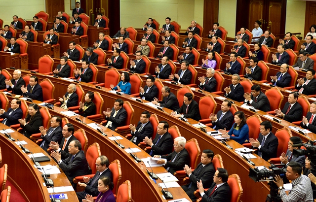 
The 12th plenum of the Communist Party of Vietnam’s 11th Central Committee (Photo: VPG)
