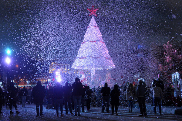 Chiêm ngưỡng những cây thông Noel rực rỡ nhất thế giới - Ảnh 13.