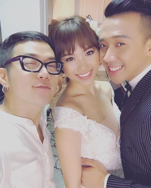 Rò rỉ hình ảnh hậu trường chụp ảnh cưới của Hari Won - Trấn Thành - Ảnh 2.