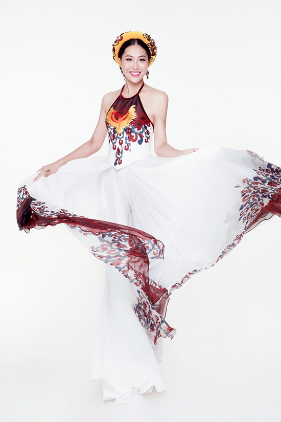 Ngắm loạt trang phục truyền thống của Diệu Ngọc tại Miss World - Ảnh 4.