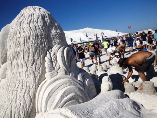 Độc đáo cuộc thi điêu khắc cát tại bang Florida, Mỹ - Ảnh 11.