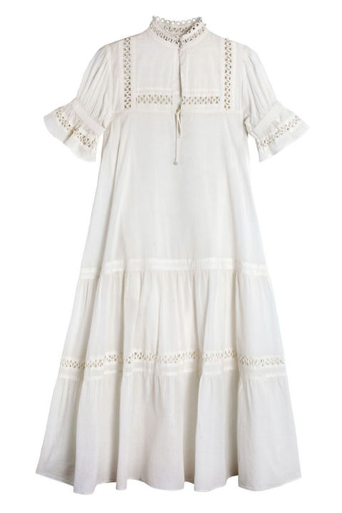Những kiểu đầm trắng các quý cô không thể thiếu trong tủ đồ hè này - Ảnh 10.