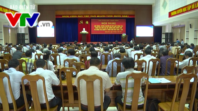 Hội nghị tập huấn tuyên truyền về công tác quản lý biên giới Việt Nam -  Lào - Ảnh 1.