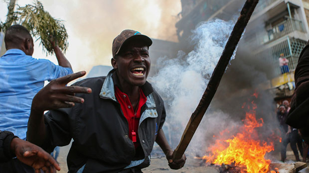 Căng thẳng bùng phát sau bầu cử tại Kenya - Ảnh 1.