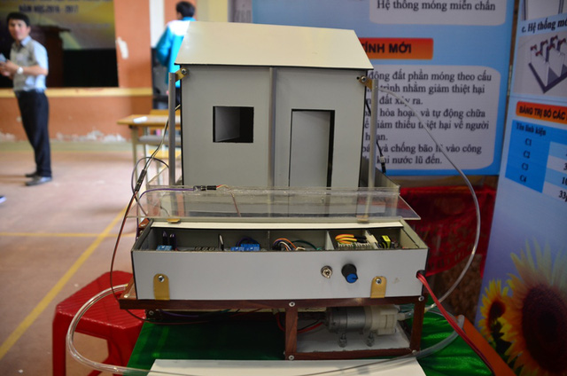 Nhà cấp 4 xây theo mô hình chống bão của cặp vợ chồng trẻ người Quảng Ngãi