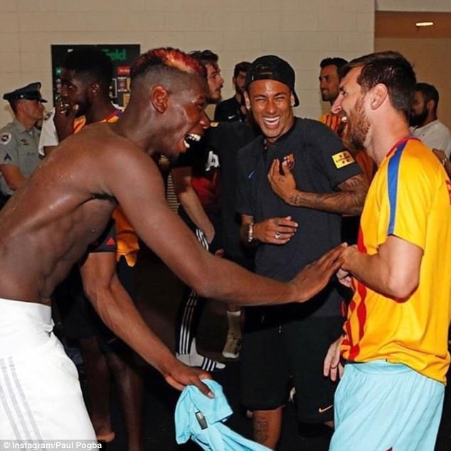 HLV Mourinho cử Pogba làm thuyết khách dụ Neymar về Man Utd - Ảnh 7.