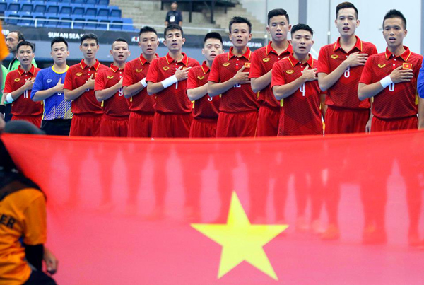 ĐT futsal Việt Nam đặt mục tiêu vào tốp 4 tại Asian Indoor Games 2017 - Ảnh 1.