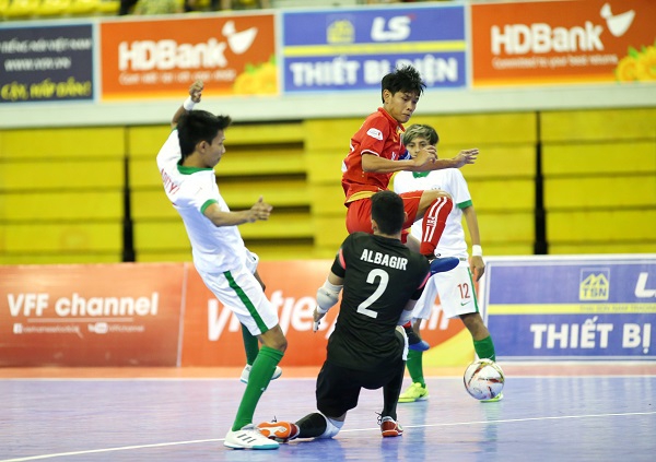Giải futsal vô địch Đông Nam Á 2017: ĐT Indonesia bị loại, ĐT Myanmar giành vé vào bán kết - Ảnh 1.
