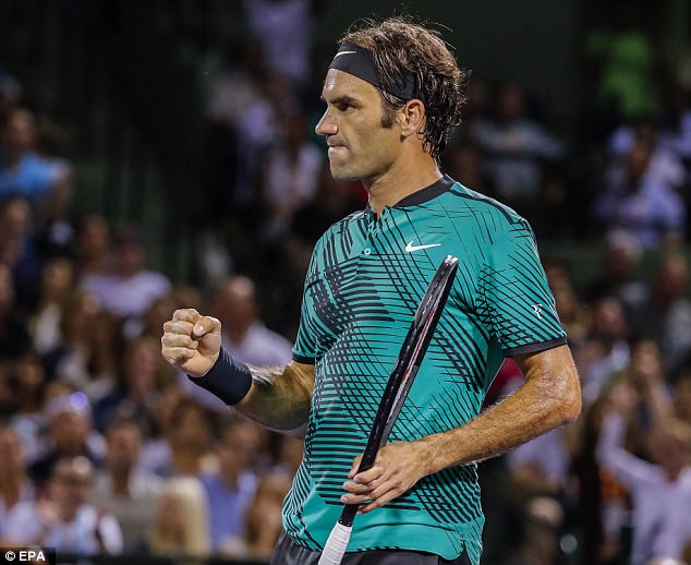Bán kết Miami mở rộng 2017: Federer 2-1 Kyrgios: Gừng càng già càng cay - Ảnh 5.