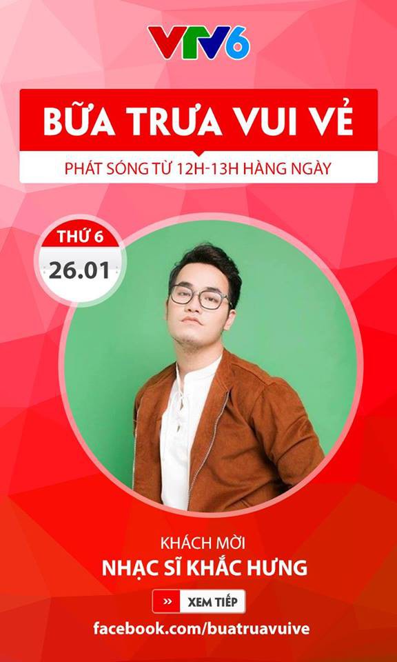 Khắc Hưng tiết lộ bài hát tặng U23 Việt Nam tại Bữa trưa vui vẻ - Ảnh 1.