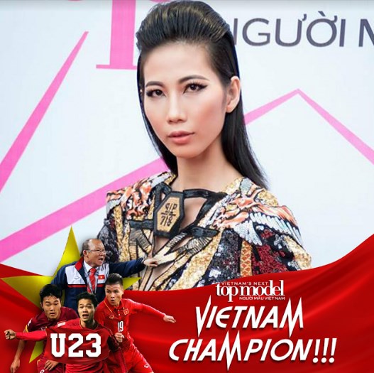 Hoa hậu HHen Niê cùng dàn mẫu Vietnams Next Top Model dự đoán tỉ số CK U23 Việt Nam - U23 Uzbekistan - Ảnh 6.