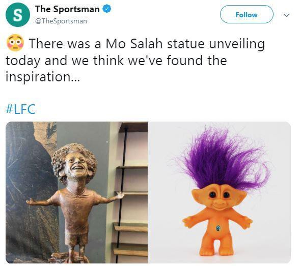 CĐV chế nhạo bức tượng như con nít của Salah ở quê nhà - Ảnh 7.