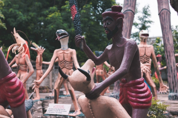 Khu vườn địa ngục ở Thái Lan hút khách du lịch - Ảnh 4.