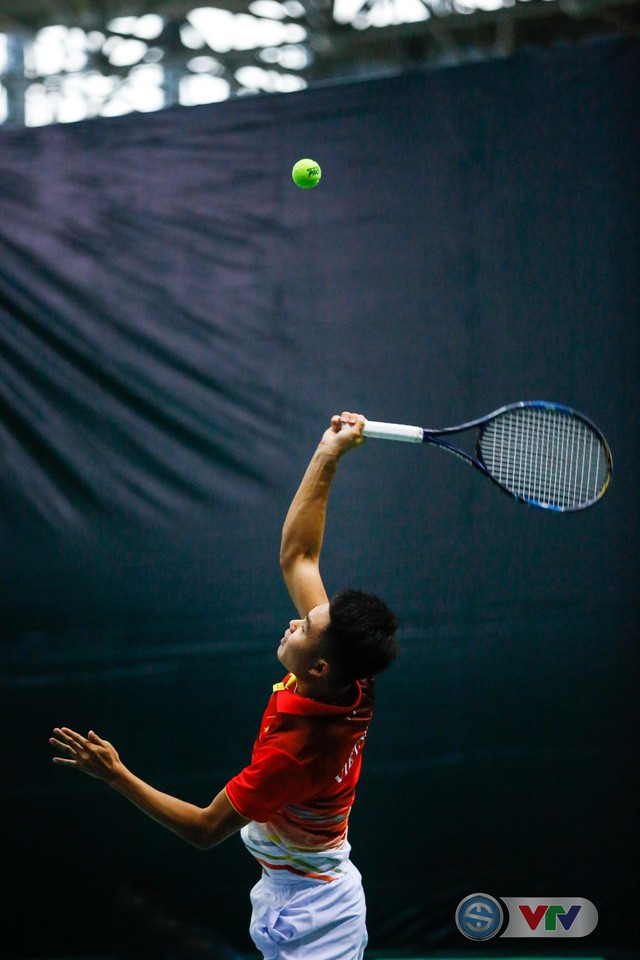 ẢNH: Lý Hoàng Nam có chiến thắng đầu tiên tại Davis Cup - Ảnh 3.