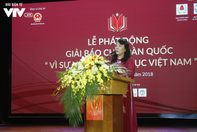 Phát động Giải Báo chí toàn quốc Vì sự nghiệp giáo dục Việt Nam năm 2018 - Ảnh 8.