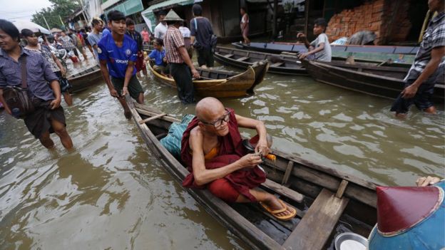 16.000 người mất nhà cửa vì lũ lụt tại Myanmar - Ảnh 6.