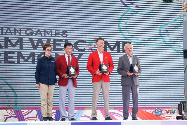 ẢNH: Lễ thượng cờ đoàn Thể thao Việt Nam tại ASIAD 2018 - Ảnh 10.