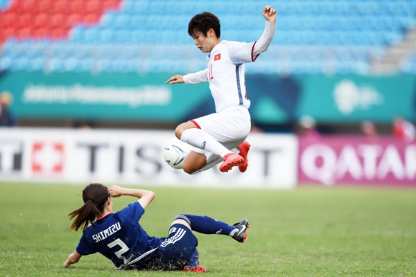 Thua ĐT nữ Nhật Bản 0-7, ĐT nữ Việt Nam đi tiếp với ngôi nhì bảng C - Ảnh 4.
