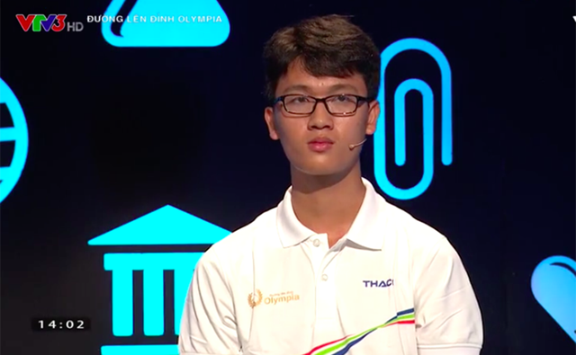 Nam sinh điển trai trường Phan Đình Phùng chiến thắng cuộc thi tuần Olympia - Ảnh 3.