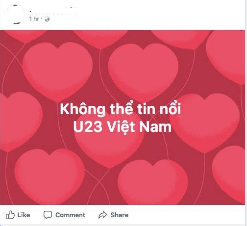 Chiến thắng lịch sử của U23 Việt Nam nhuộm đỏ Facebook - Ảnh 2.