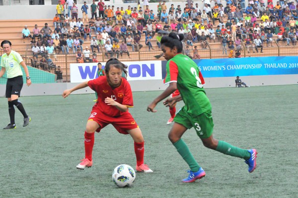 U16 nữ Việt Nam giành vé tham dự vòng loại thứ hai giải bóng đá U16 nữ châu Á 2019 - Ảnh 3.