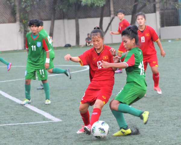 U16 nữ Việt Nam giành vé tham dự vòng loại thứ hai giải bóng đá U16 nữ châu Á 2019 - Ảnh 5.