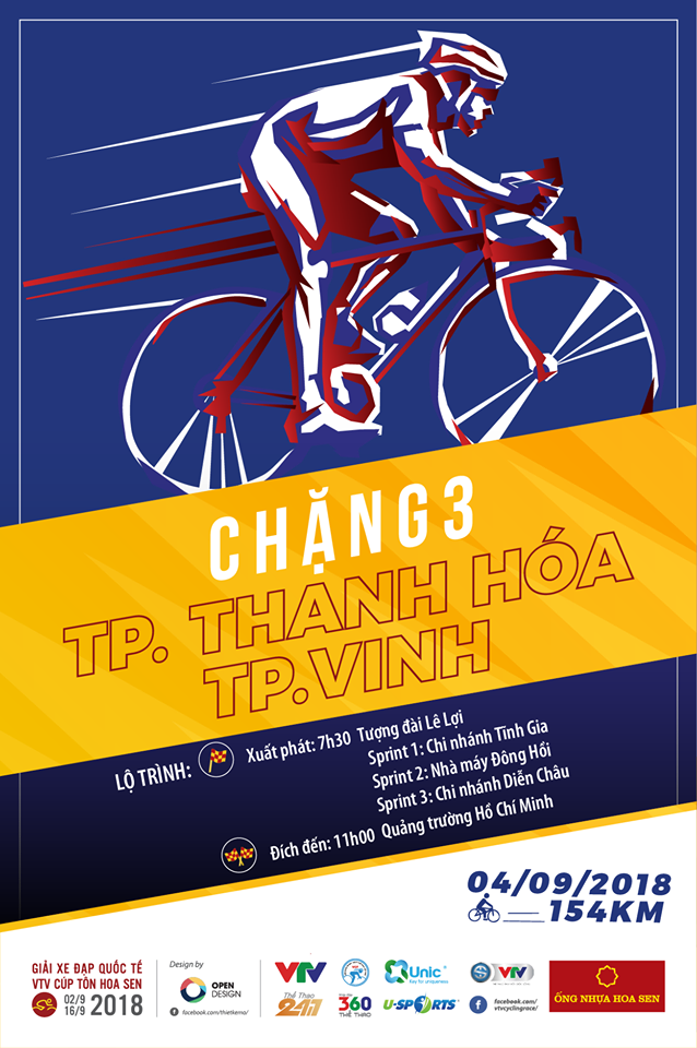 Lộ trình chặng 3 giải xe đạp quốc tế VTV Cup Tôn Hoa Sen 2018 - Ảnh 1.
