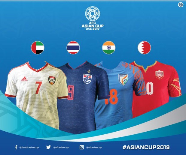 Chiêm ngưỡng áo đấu của 24 đội dự Asian Cup 2019 - Ảnh 3.