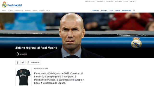 CHÍNH THỨC: HLV Zidane trở lại dẫn dắt Real Madrid - Ảnh 1.