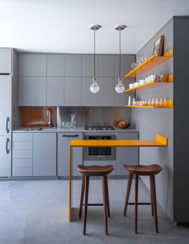 Phòng bếp mang phong cách hiện đại trong không gian chật hẹp - Ảnh 5.