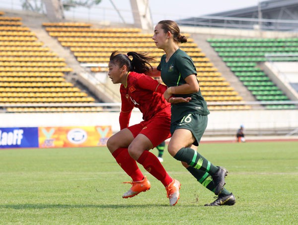 U16 nữ Việt Nam để thua đáng tiếc U16 Australia ở vòng loại U16 nữ châu Á 2019 - Ảnh 2.