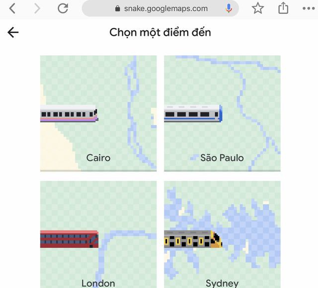 Google mang trò chơi “rắn huyền thoại” lên ứng dụng bản đồ - Ảnh 2.