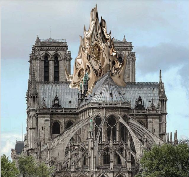 Chiêm ngưỡng 12 thiết kế đang được lựa chọn để tái thiết nhà thờ Đức Bà Paris - Ảnh 9.