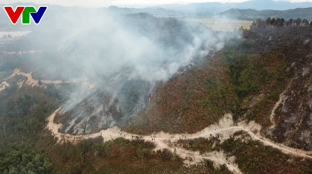 Tiếp tục cháy rừng dữ dội ở Hà Tĩnh, uy hiếp đường dây 500KV - Ảnh 5.