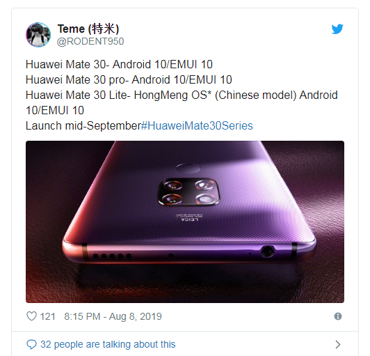 Huawei Mate 30 Lite có thể là chiếc smartphone đầu tiên chạy HarmonyOS - Ảnh 1.