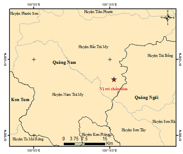Động đất 3 độ Richter ở khu vực thủy điện Sông Tranh 2 - Ảnh 1.