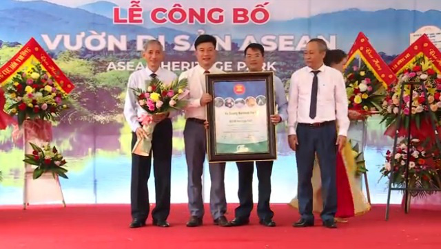 Vườn quốc gia Vũ Quang đón nhận danh hiệu Vườn di sản ASEAN - Ảnh 3.