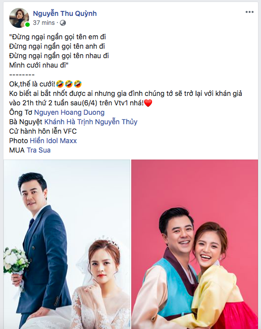 Thu Quỳnh khoe ảnh hạnh phúc bên chồng Tuấn Tú khiến fan phát sốt - Ảnh 2.