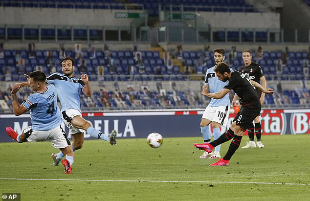 Lazio 0-3 AC Milan: Ibrahimovic ghi dấu ấn ngày trở lại (Vòng 30 Serie A) - Ảnh 1.