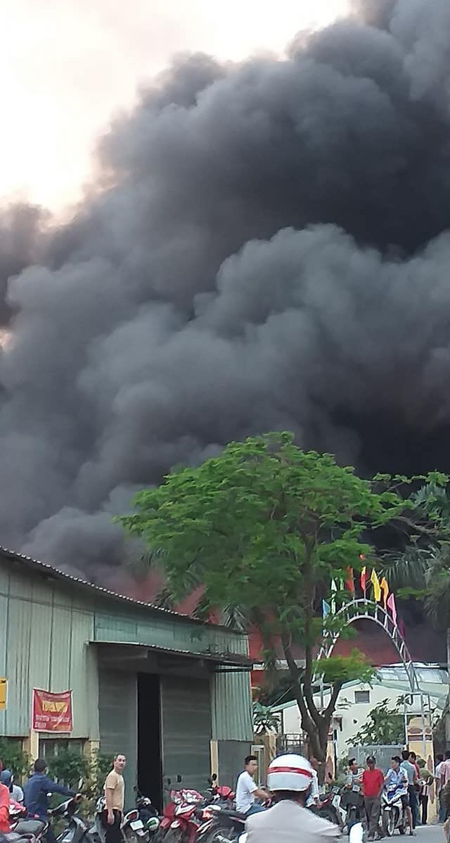 Cháy lớn thiêu rụi xưởng may gần 2.000 m2 - Ảnh 2.