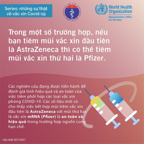 Tiêm vaccine mũi 1 là AstraZeneca, mũi 2 tiêm Pfizer có an toàn? - Ảnh 1.