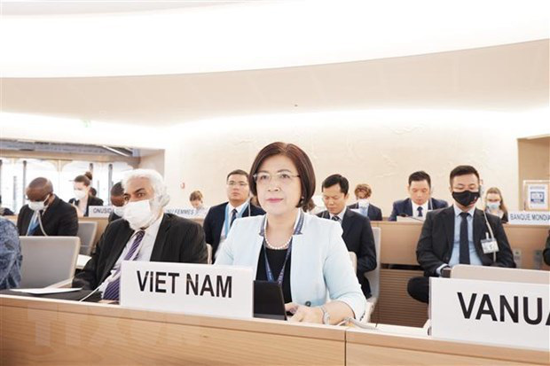 
Ambassador Le Thi Tuyet Mai , Permanent Representative of Vietnam to the United Nations (UN), the World Trade Organisation and other international organisations in Geneva (Photo: VNA)
