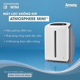 Sống khỏe chủ động với máy lọc không khí Atmosphere Mini™ từ Amway - Ảnh 2.