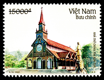 Phát hành bộ tem giới thiệu kiến trúc một số nhà thờ tiêu biểu của Việt Nam - Ảnh 4.